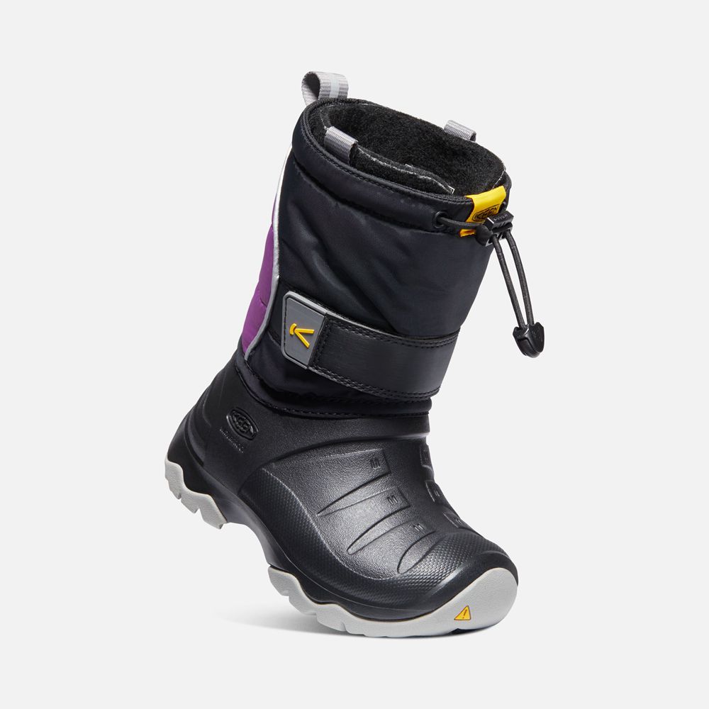 Bottes de Neige Keen Enfant Noir/Violette | Lumi Ii Waterproof | FMWBN-1948